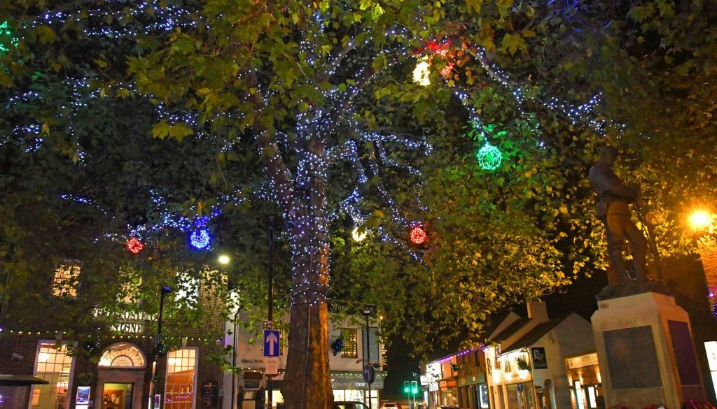 Stone Christmas Tree Lights