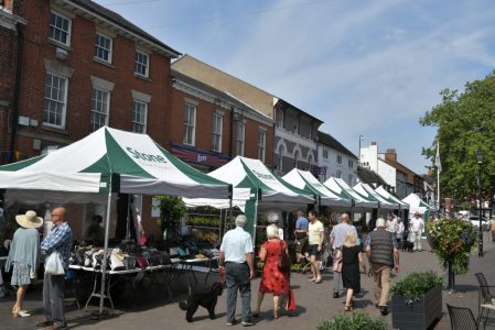 Stone High Street Market customers