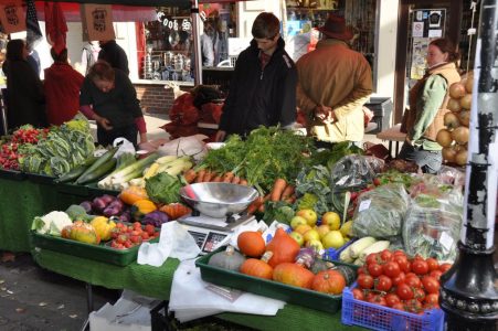 Stone High Street Market Vegetables