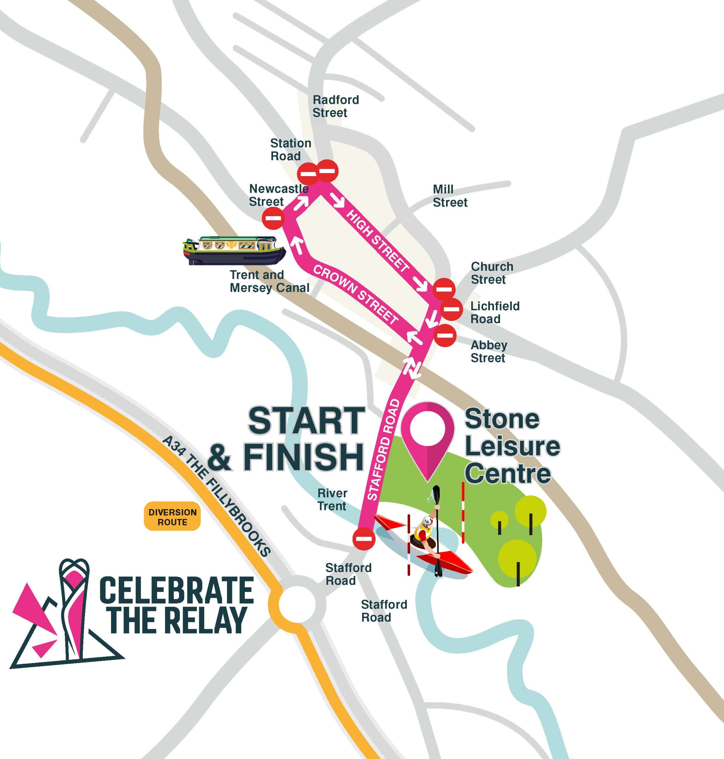 QBR22 Stone Baton Relay Map PDF