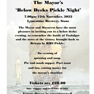 Town Mayor's Below Decks Evening - November 2022
