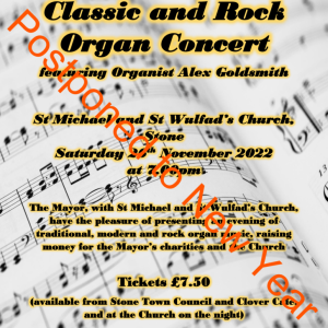 Classic and Rock Concert Postponed