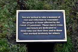 Covid-19 Orchard Opening - Plaque