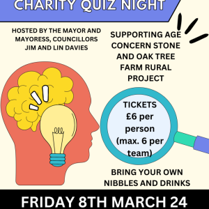 Purple Yellow Trivia Night Poster V2 Purple Yellow Trivia Night Poster
