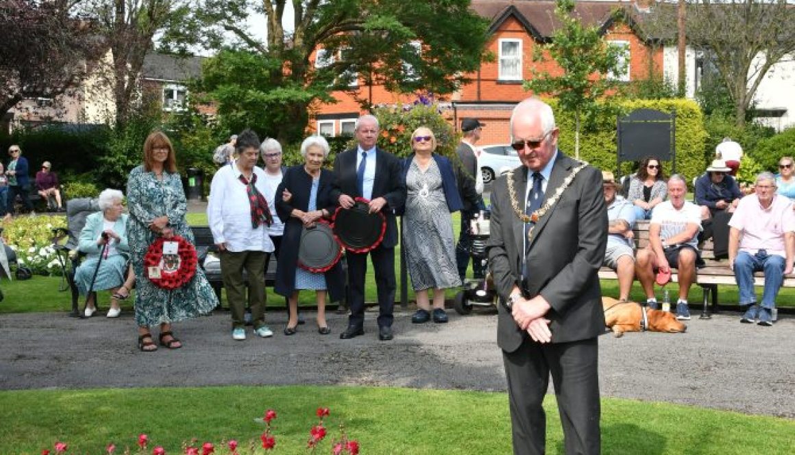 Burma Star Commemoration in Stonefield Park