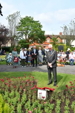 Burma Star Commemoration in Stonefield Park