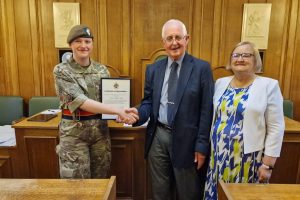 Town Mayor & Mayoress 2024-25 with Mayor