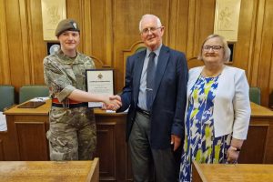Town Mayor & Mayoress 2024-25 with Mayor