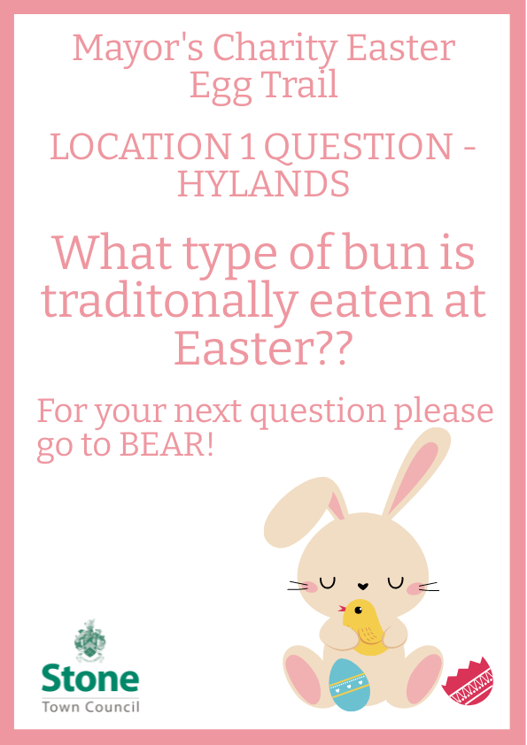 Easter Egg Trail Question Poster