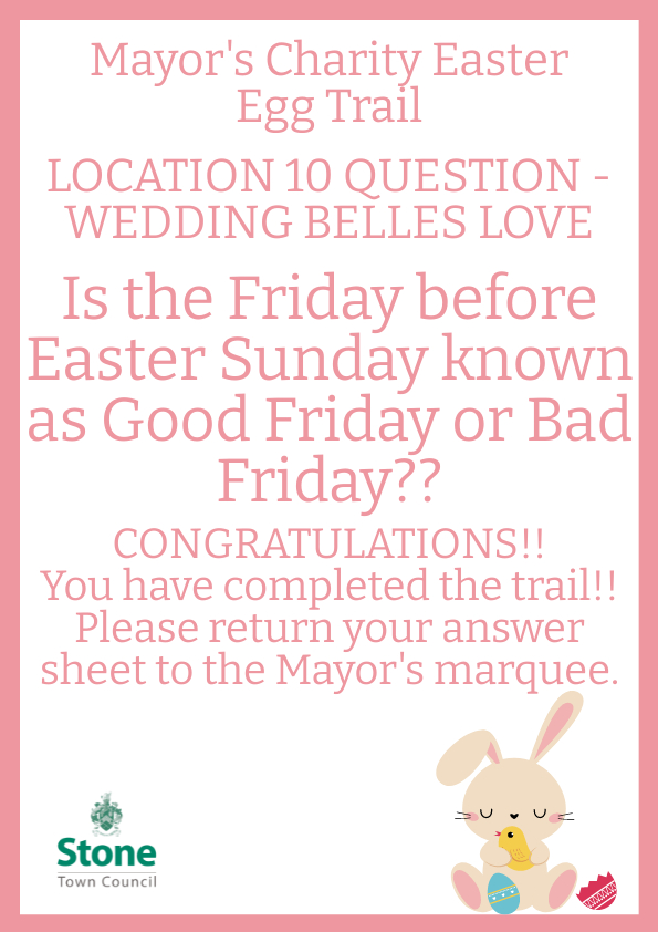 Easter Egg Trail Question Poster