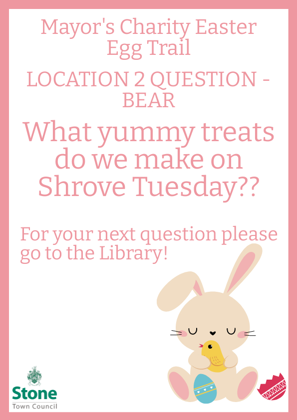 Easter Egg Trail Question Poster
