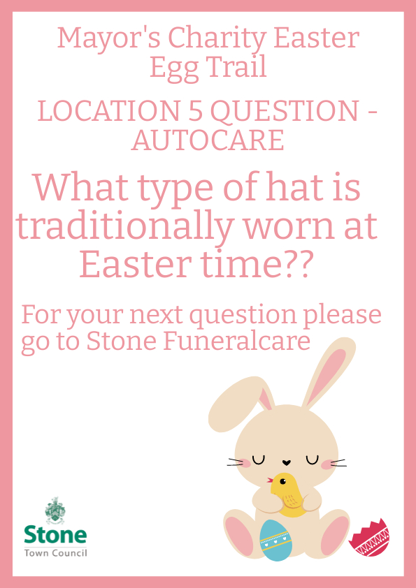 Easter Egg Trail Question Poster