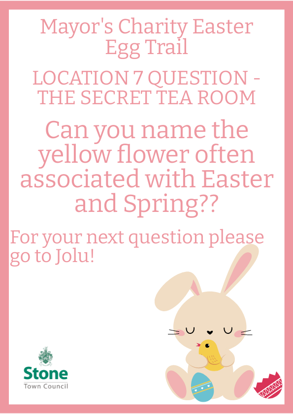 Easter Egg Trail Question Poster